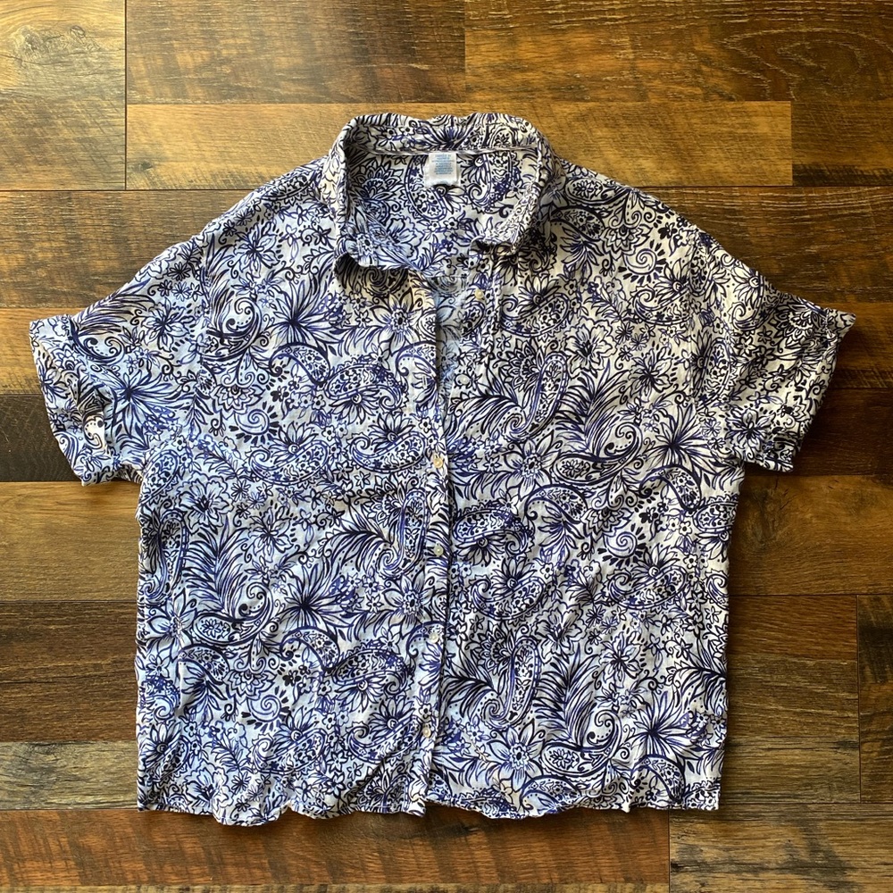 Sigrid Olsen 100% Linen Size Large